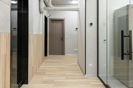 Hallway With Laminate Flooring